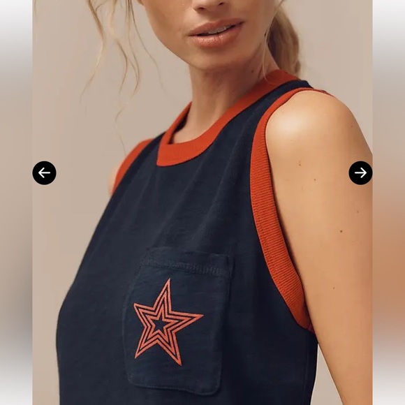 Sundry Jersey Graphic Midi Tank Dress - Picture 3 of 5